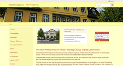 Desktop Screenshot of hotel-herzog-georg.de